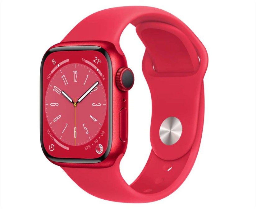 Apple Watch Series 8 Gps 41Mm Con Caja De Aluminio Productred Y Correa Deportiva Productred El Corte Ingles