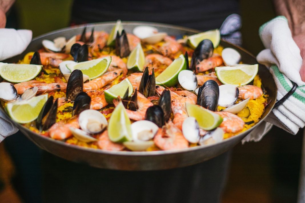 Arroz con camarones