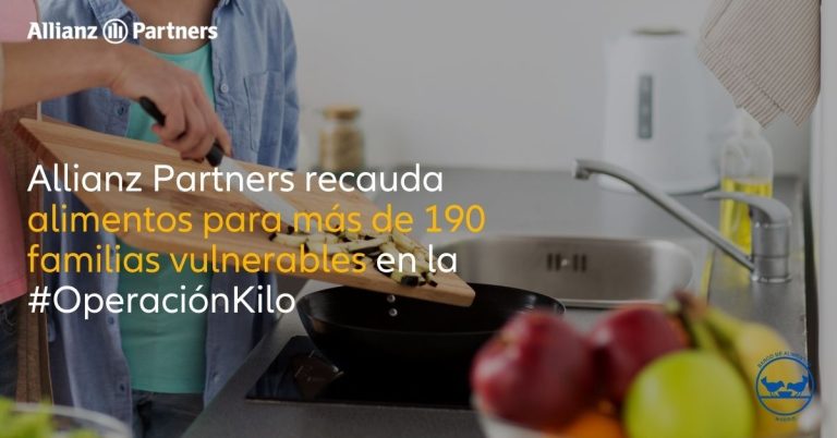 Allianz Partners recauda alimentos para más de 190 familias en la #OperaciónKilo del Banco de Alimentos
