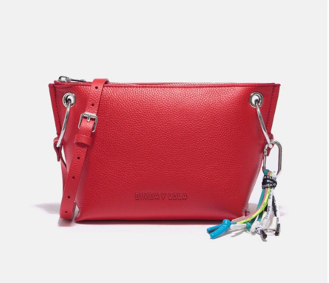 Bolso Bandolera M Piel Rojo El Corte Ingles