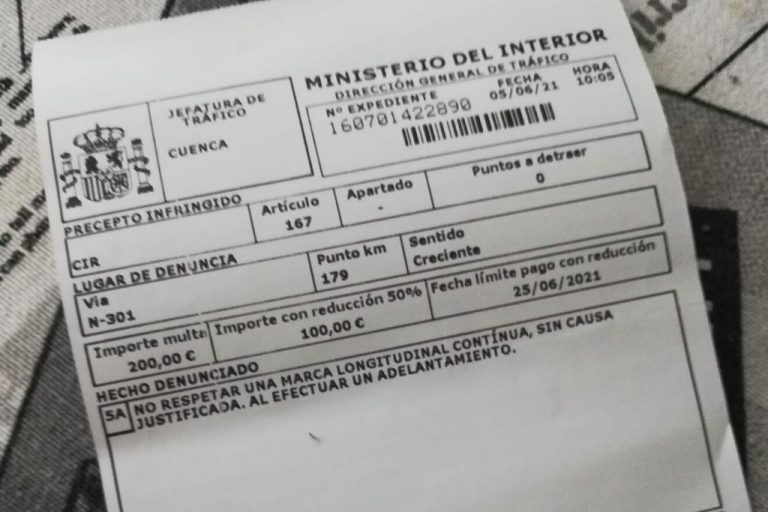 Cómo reclamar una multa de la DGT ya pagada
