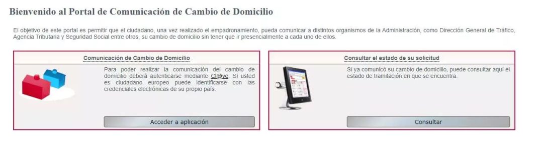 ¿Dónde debo acceder para cambiar la dirección en la DGT y Hacienda?