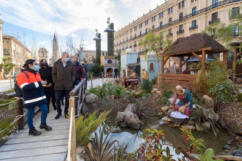 El Belén Gigante Del Pilar En Zaragoza