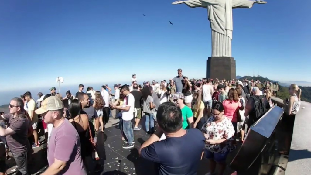 El Cristo Del Corcovado, En Rio De Janeiro Brasil