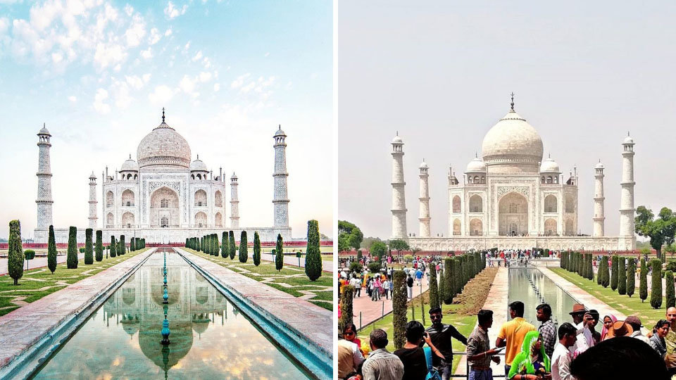 El Taj Mahal, en la India