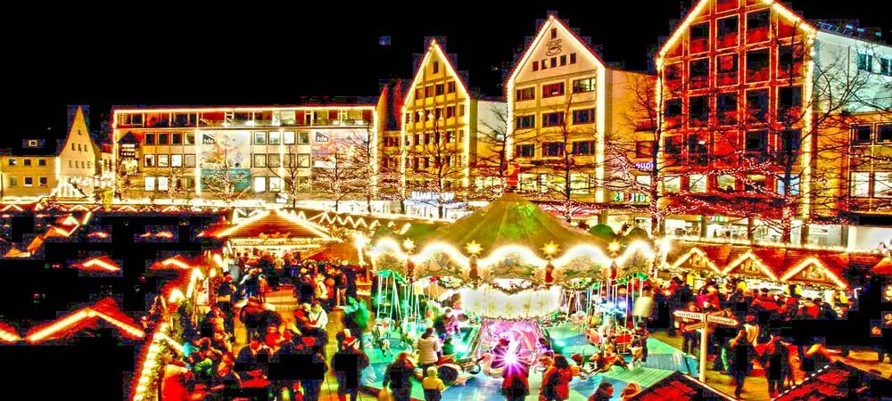 El Mercado De Navidad De Budapest, En Hungría