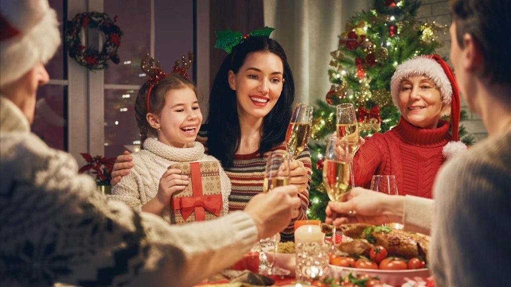 Familia En Navidad