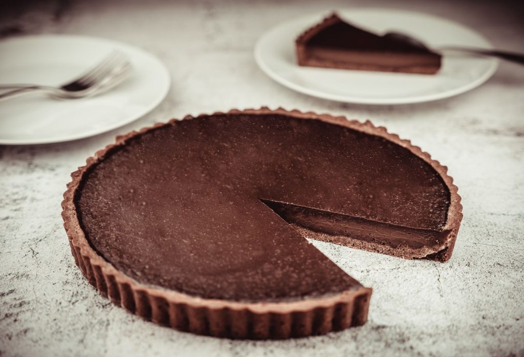 Postre Con Chocolate
