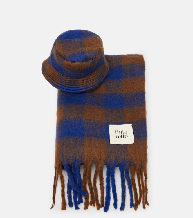 Set De Bufanda Y Bucket Mujer Cuadros El Corte Ingles