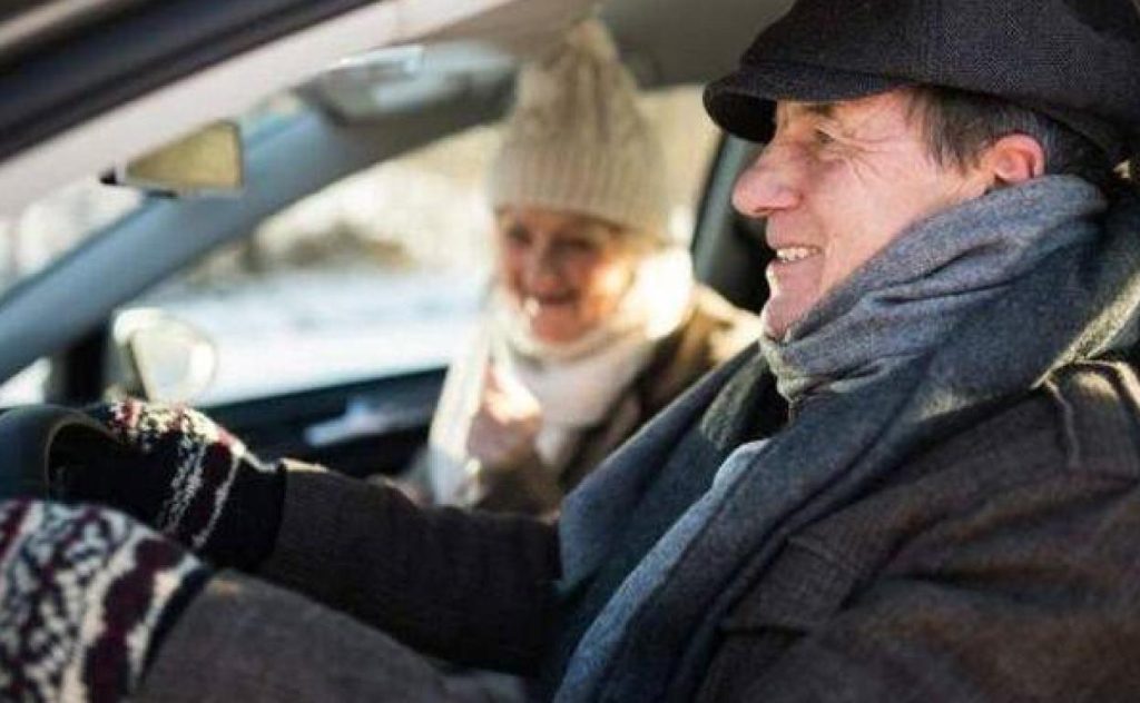 Abrigo al volante