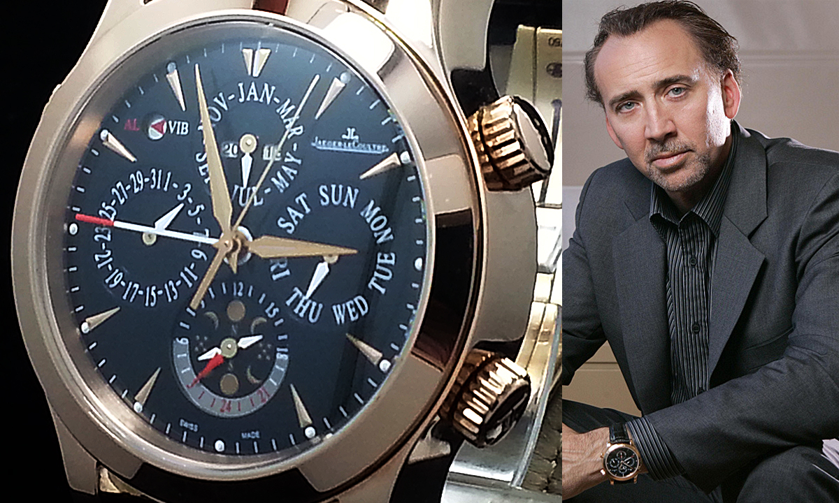 Nicolas Cage Colección De Relojes De Lujo