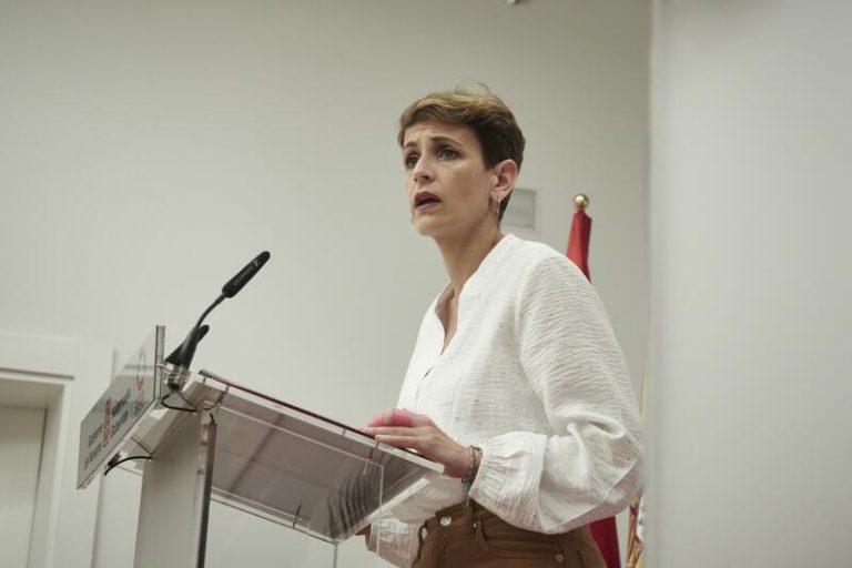 La presidenta de Navarra pide que sean corregidas las «consecuencias no deseadas de la ley del sí es sí
