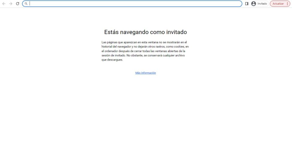 Activa La Navegación Con El Modo “Invitado”.