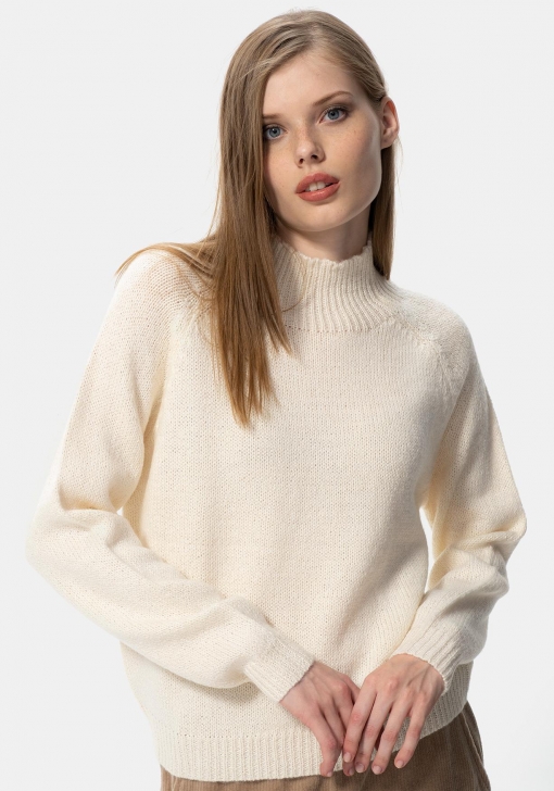 Carrefour - Jersey Manga Larga Cuello Chimenea De Mujer