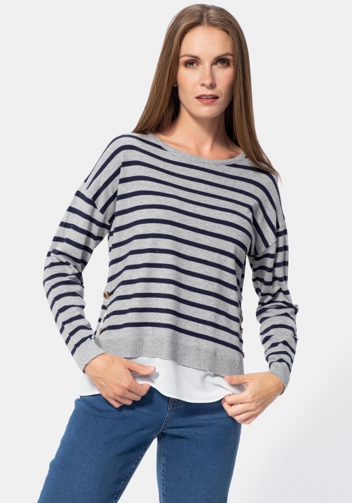 Carrefour - Jersey Manga Larga Sostenible Para Mujer