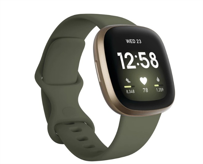 Fitbit Versa 3 Verde Oscuro Smartwatch De Salud Y Forma Física
