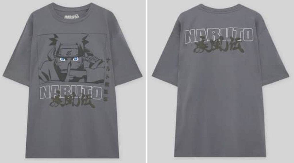 Las Camisetas De Pull Bear Inspiradas En Naruto One Piece Y Otros Animes Que Arrasan