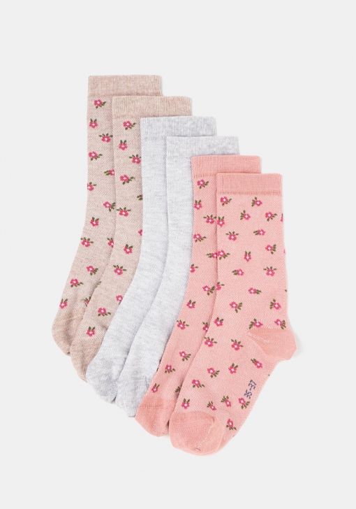 Pack De Tres Calcetines Fantasía Para Mujer Tex