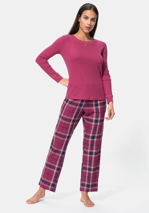 Pantalón De Pijama Largo Para Mujer Tex