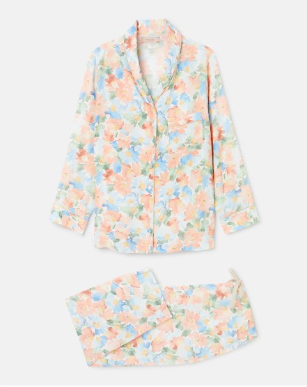 Pijama De Mujer Largo Con Flores El Corte Inglés