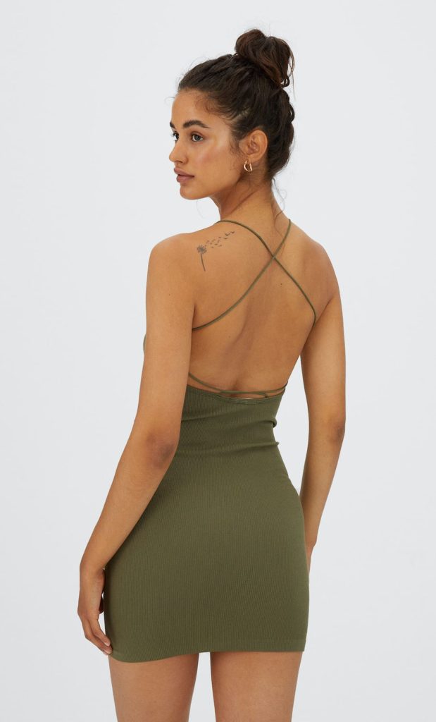 Stradivarius - Vestido Seamless