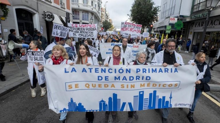 Los sanitarios «pierden la razón» en la Comunidad de Madrid