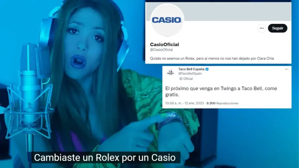 &Quot;Casio&Quot; Le Hace Un Guiño A Shakira Y Rechaza A Piqué