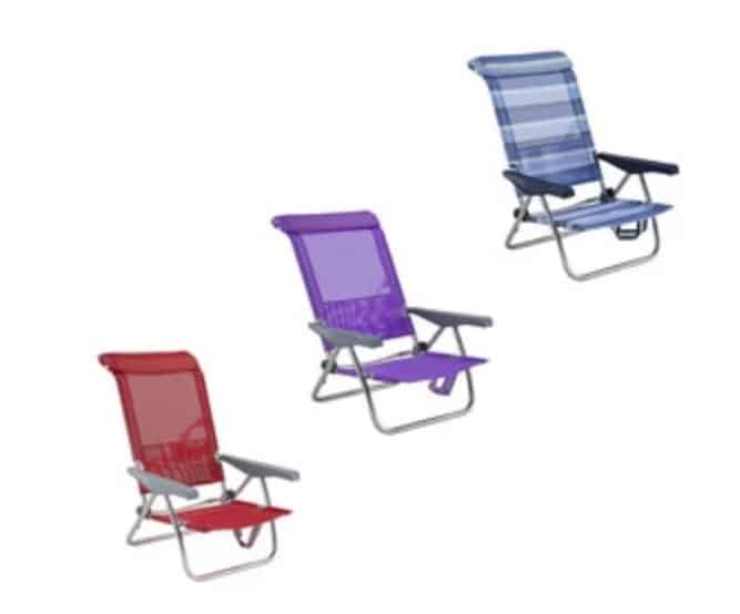 Silla De Aluminio Y Textileno Plegable, Medidas: 77X60X83Cm, Eredu