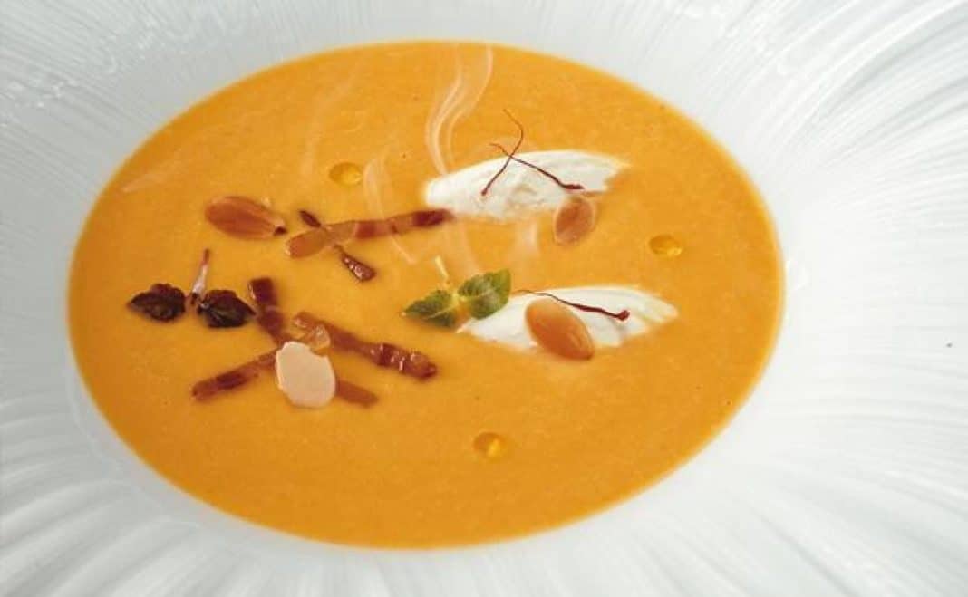 Crema de calabaza del chef Martin Berasategui