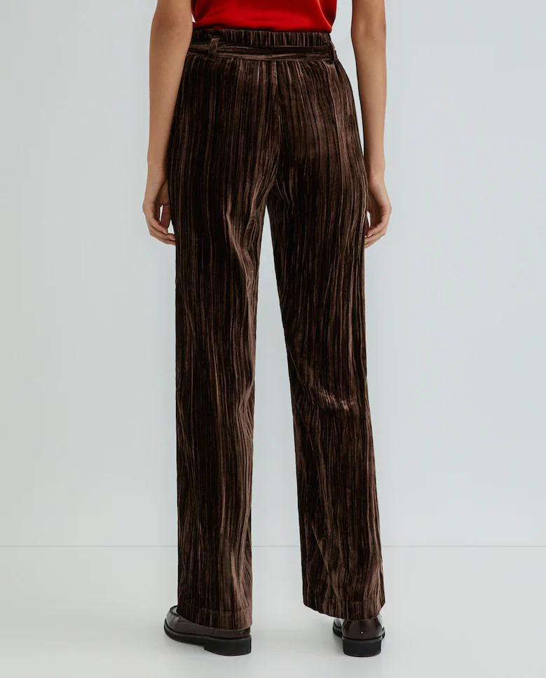 El Corte Inglés - Pantalón De Mujer Liso Terciopelo