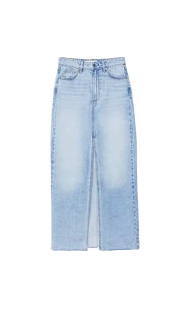 Falda Maxi Denim