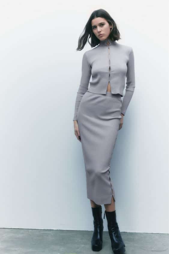 Zara: La Falda Midi Por 5,99 Euros Para Lucir En Cualquier Ocasión