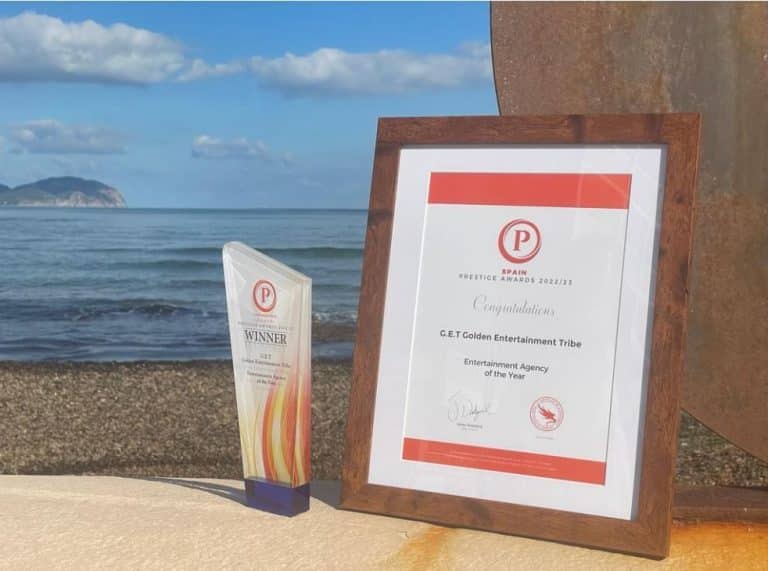 Empresa mallorquina G.E.T. – Golden Entertainment Tribe gana el PRESTIGE AWARDS 2022