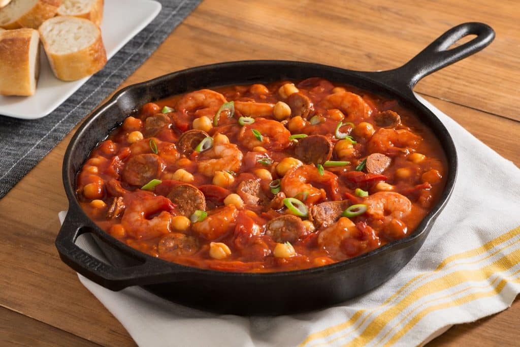 Ingredientes Para Preparar Unos Deliciosos Garbanzos Con Chorizo
