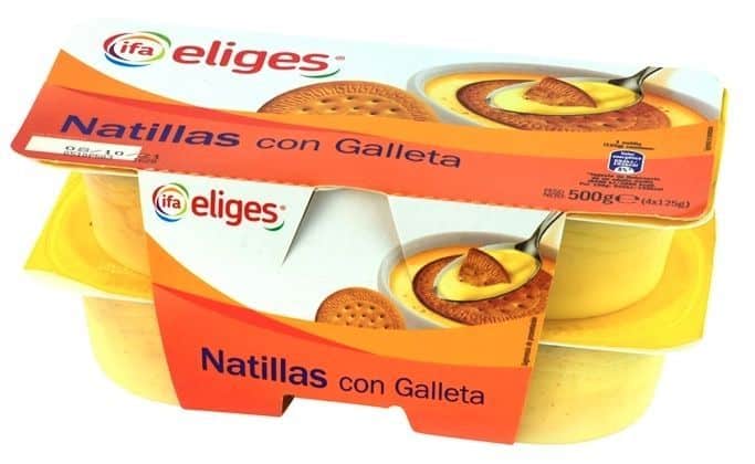 La Natilla De Vainilla Con Galleta De Ifa Eliges