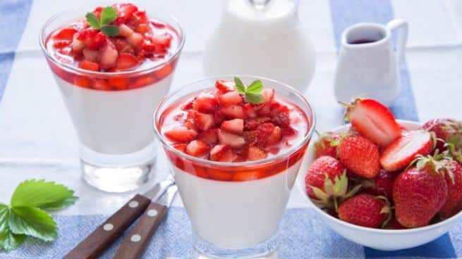 La preparación de las fresas
