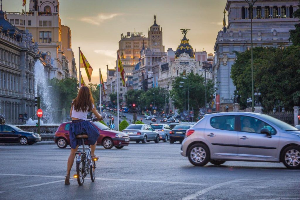 Los Porcentajes De Población Que Usan Bicis Para Transportarse