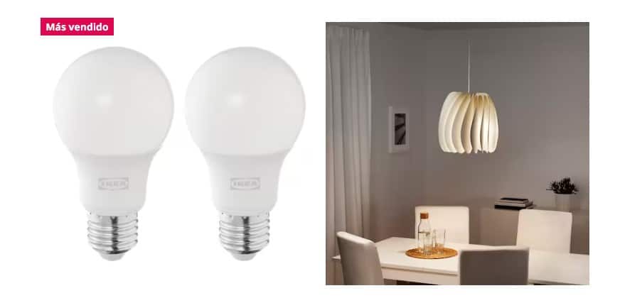 Solhetta Bombilla Led E27 806 Lúmenes, Regulación Intensidad Luminosa/Forma De Globo Blanco Ópalo