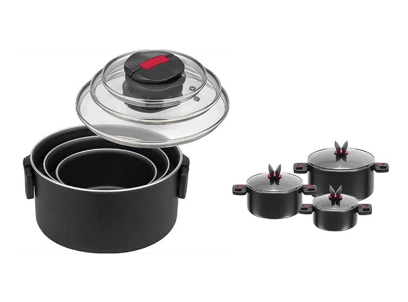 Ballarini ® Set De Ollas 3 Pzs