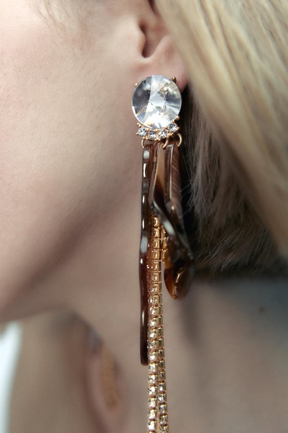 Pendientes Maxi Corazón De Zara
