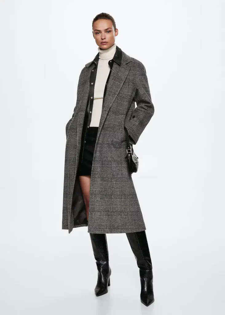 Mango - Abrigo Lana Oversize