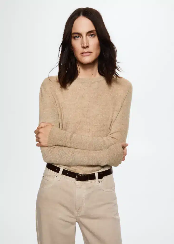 Mango - Jersey Cuello Redondo