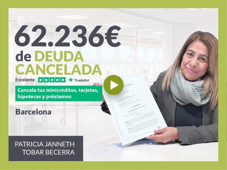 Repara tu Deuda Abogados cancela 62.236€ en Barcelona (Catalunya) con la Ley de Segunda Oportunidad