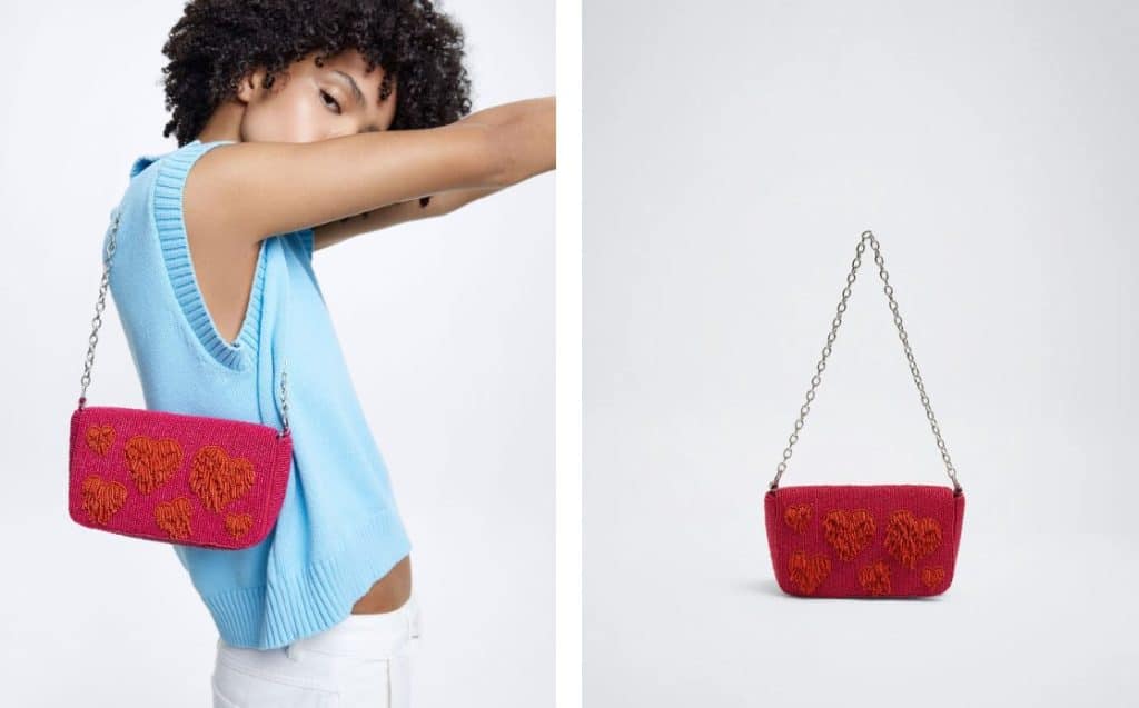 Bolso De Fiesta Con Abalorios