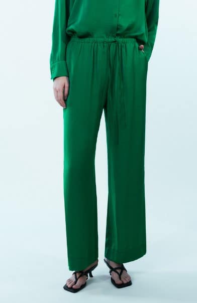 Pantalón satinado