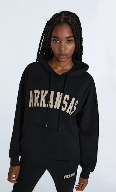 Stradivarius - Sudadera Ovesize Print