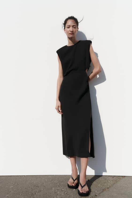 Zara - Vestido Midi Cut Out