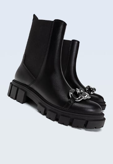 Botines Planos Chelsea Cadena