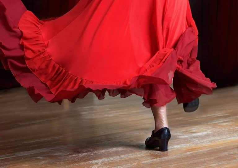 Zapatos de baile flamenco y latino en Viva La Feria