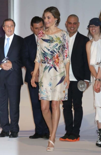 El Minivestido Floral De Zara Que Usó Letizia En 2016